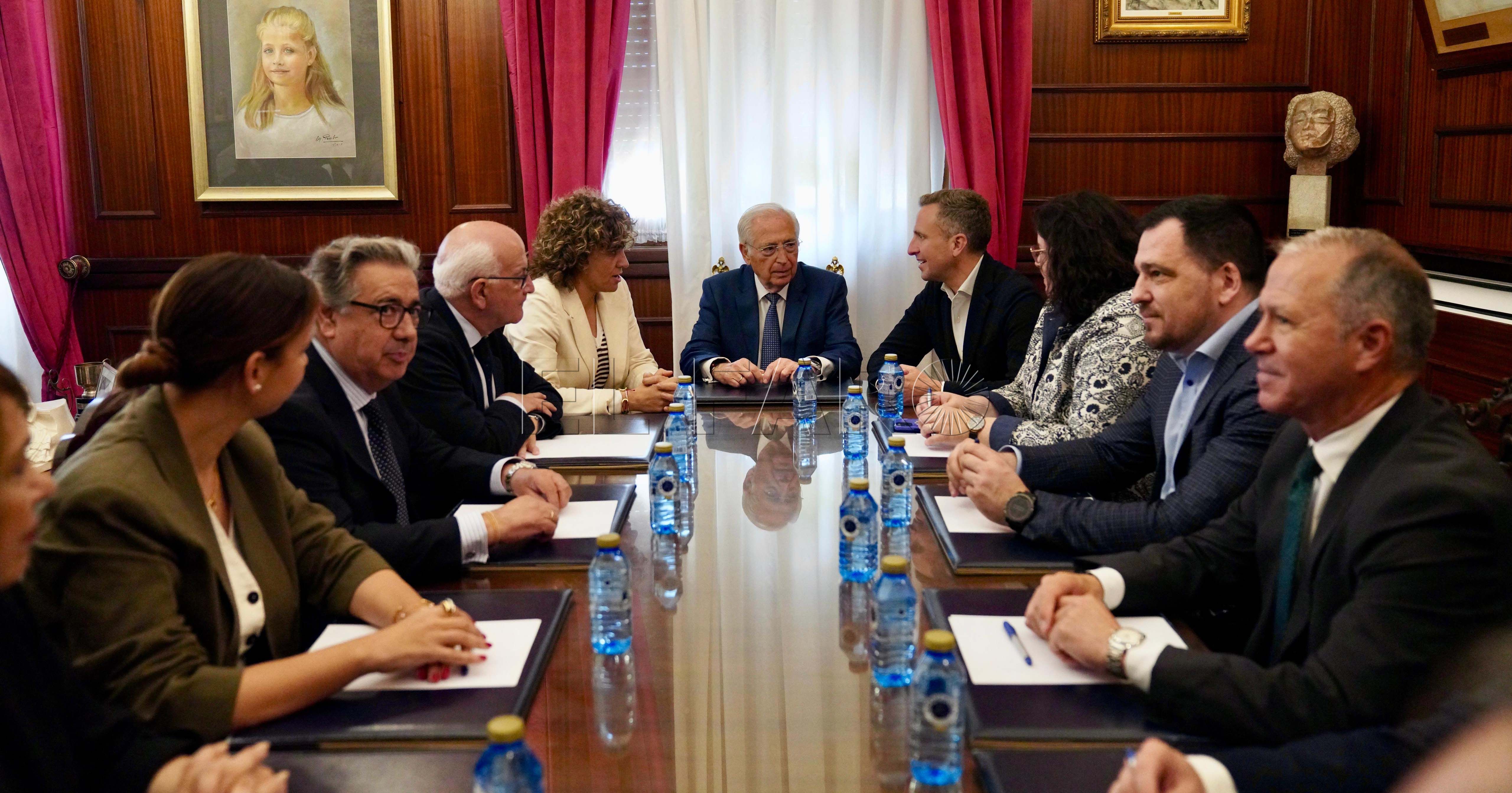 Reunión con los europarlamentarios populares