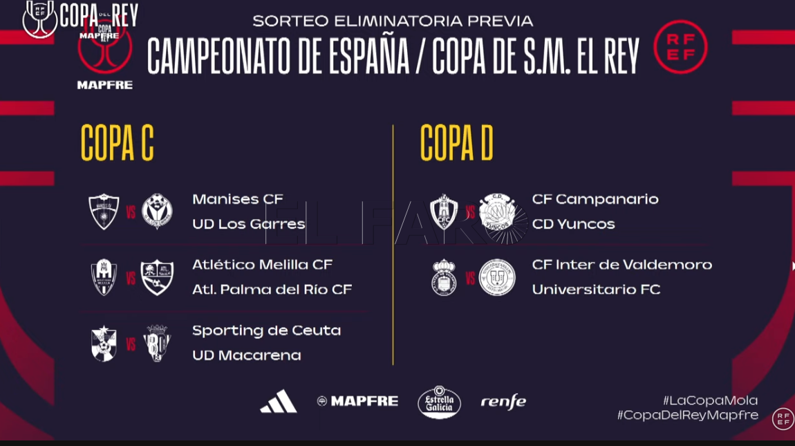 El Atlético Melilla se mide al Palma del Río en la Copa del Rey