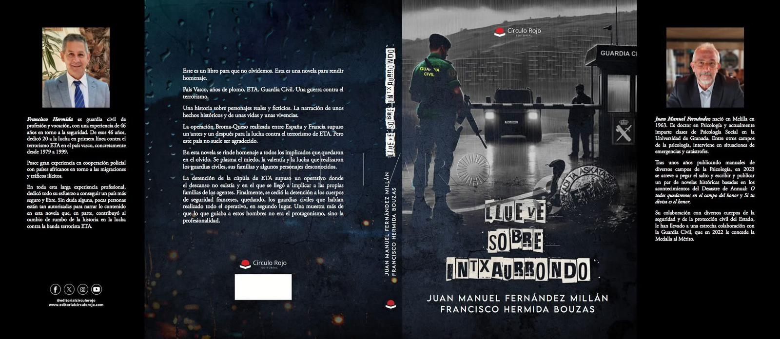 'Llueve sobre Intxaurondo', nominada a los premios de la editorial Círculo Rojo