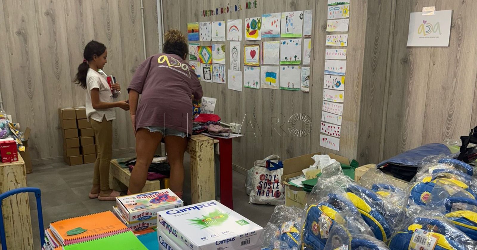 La Asociación ADA ayuda a las familias vulnerables a afrontar el inicio del año académico