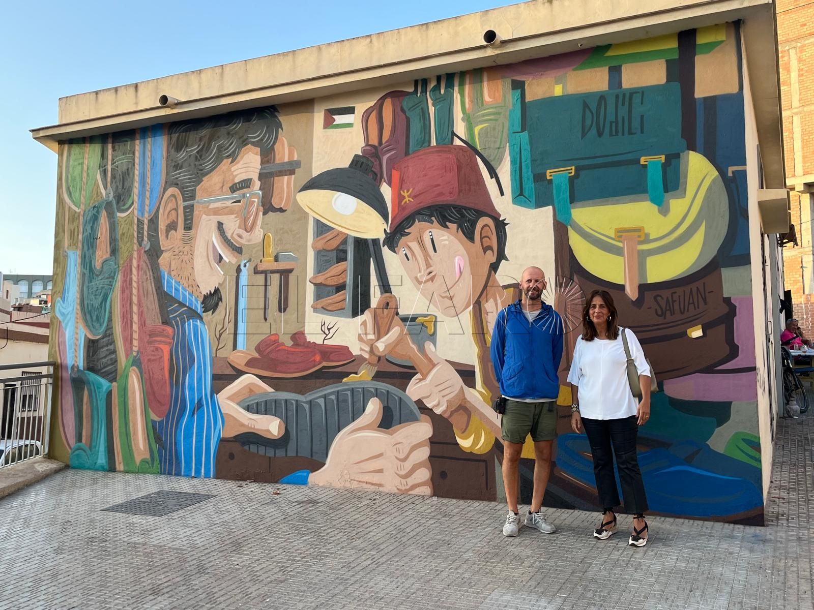 El Rastro cuenta con dos nuevos murales de la mano de Oxígeno Laboratorio Cultural