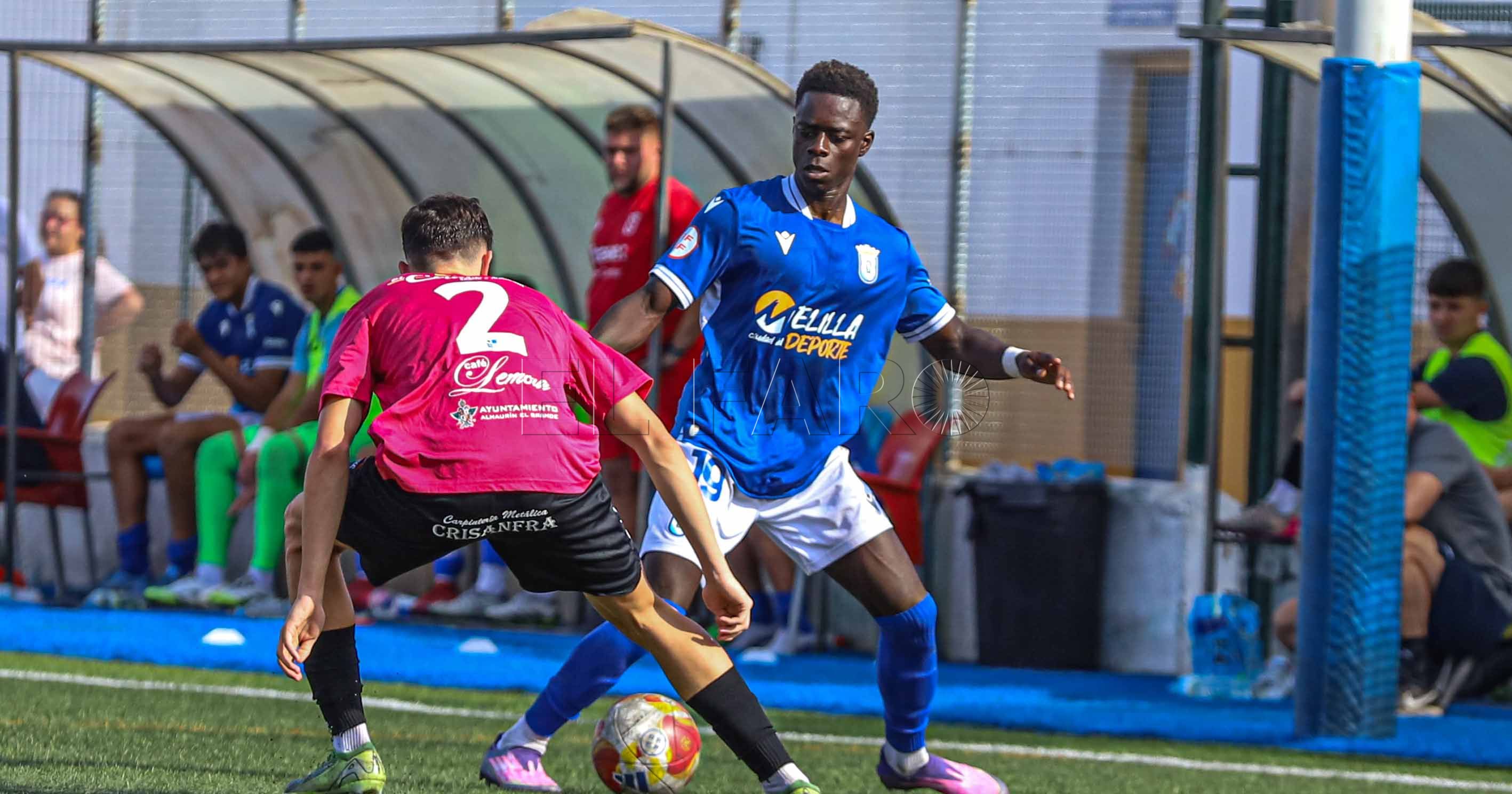 La UD Melilla B suma un punto ante el Alhaurino en un serio partido