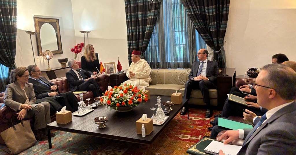 Reunión Marlaska con el rey de Marruecos
