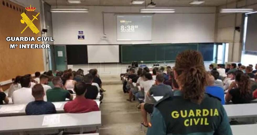 Exámenes de ingreso a la Guardia Civil