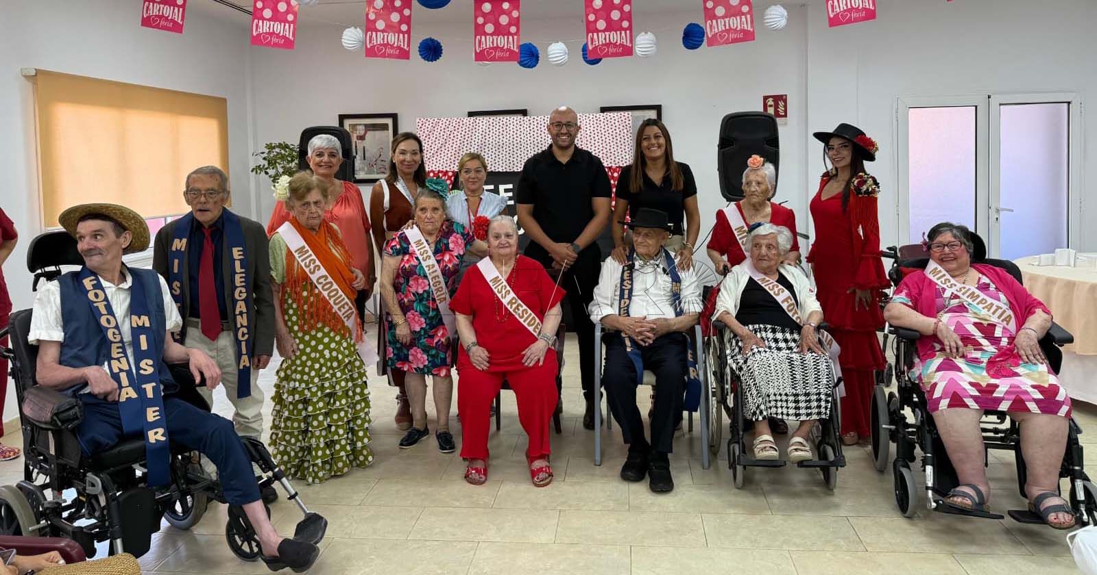 Certamen Miss y Míster en la Residencia de Mayores
