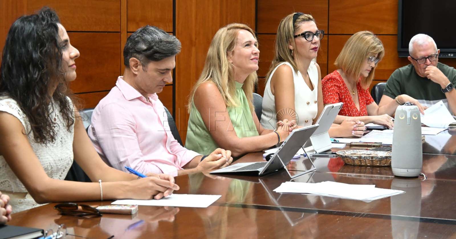 Reunión con la delegada