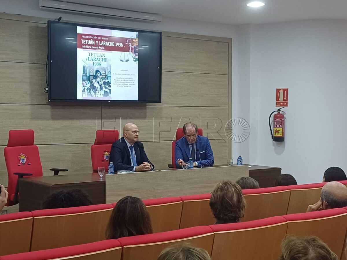 Luis María Cazorla vuelve a Melilla para presentar su última novela 'Tetuán y Larache 1936'