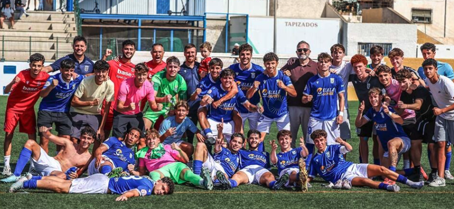 El filial azulino estrena el triunfo en la División de Honor juvenil