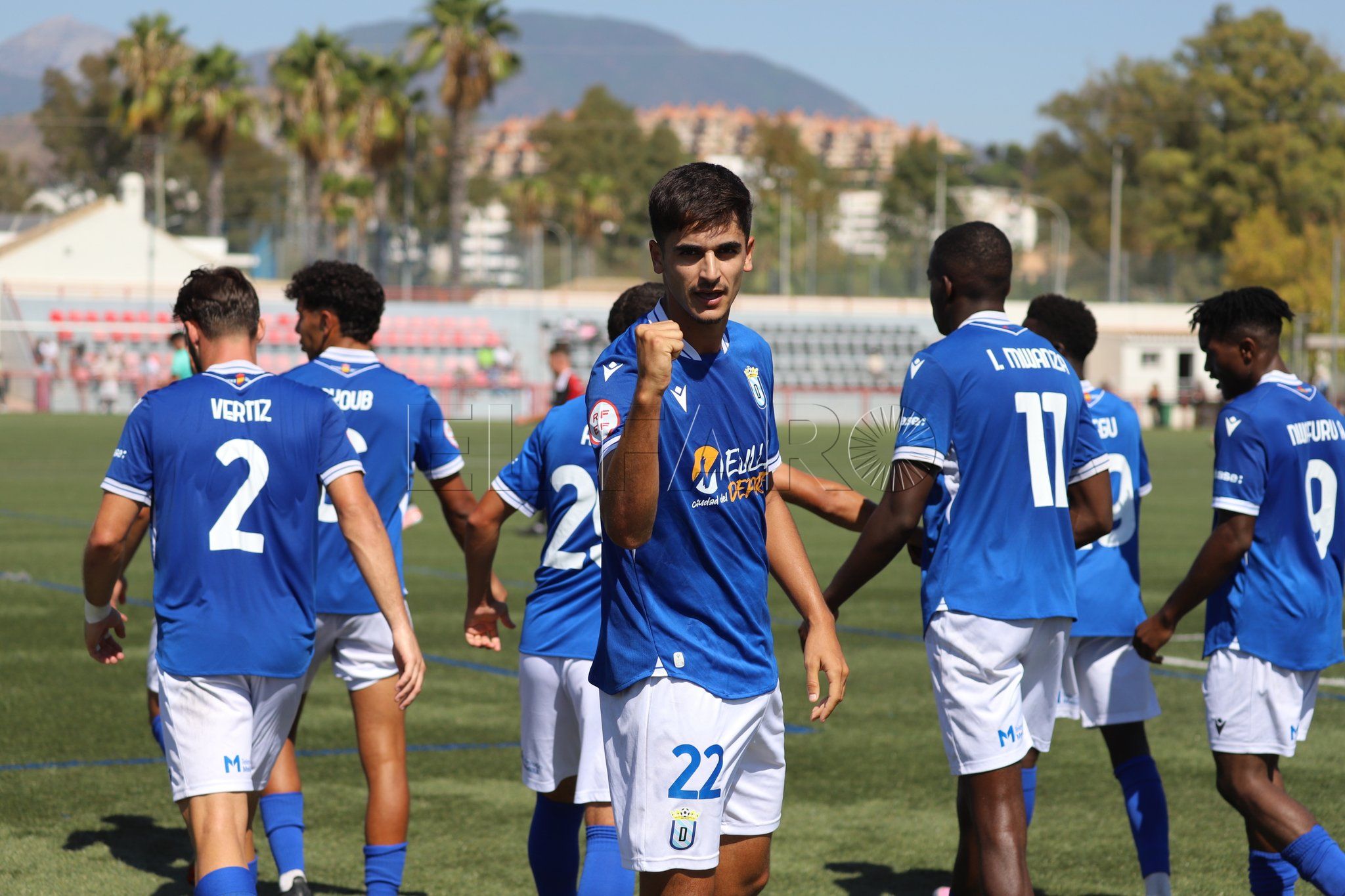 El filial azulino logra su primera victoria en Tercera Federación