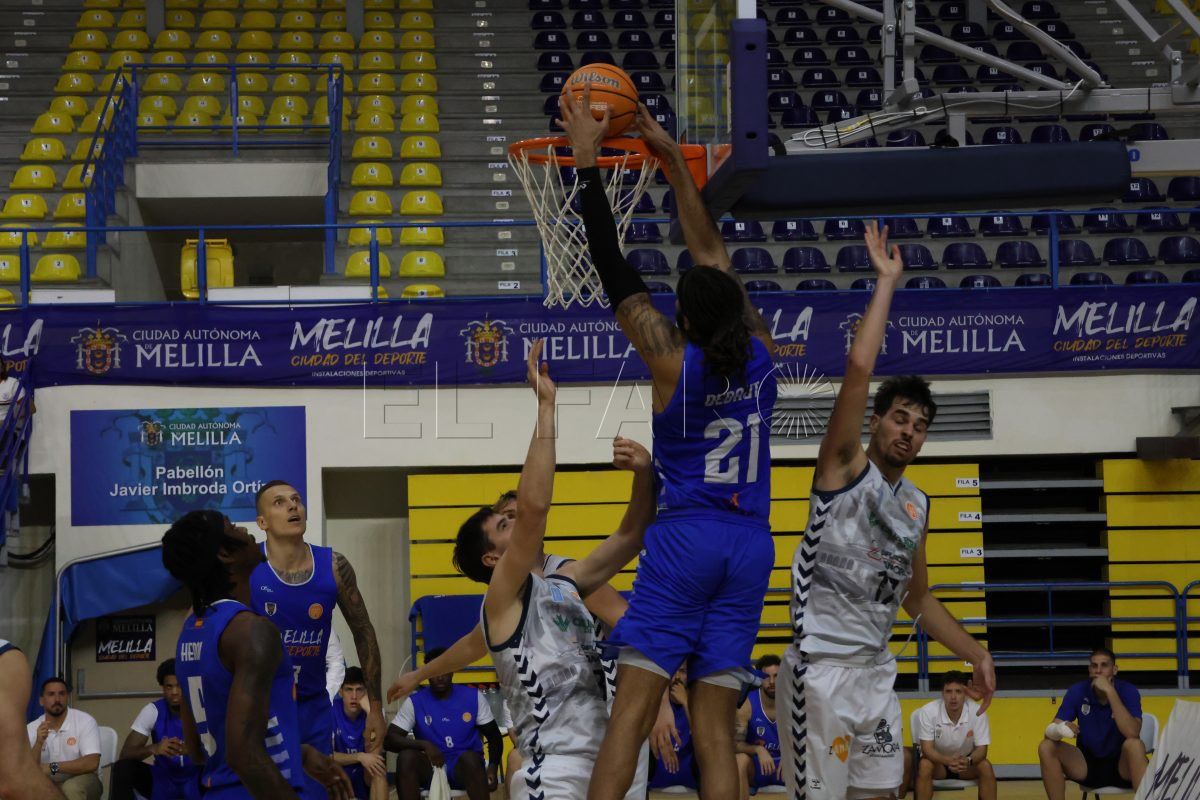 El Melilla BC recibe al líder invicto de la Primera FEB