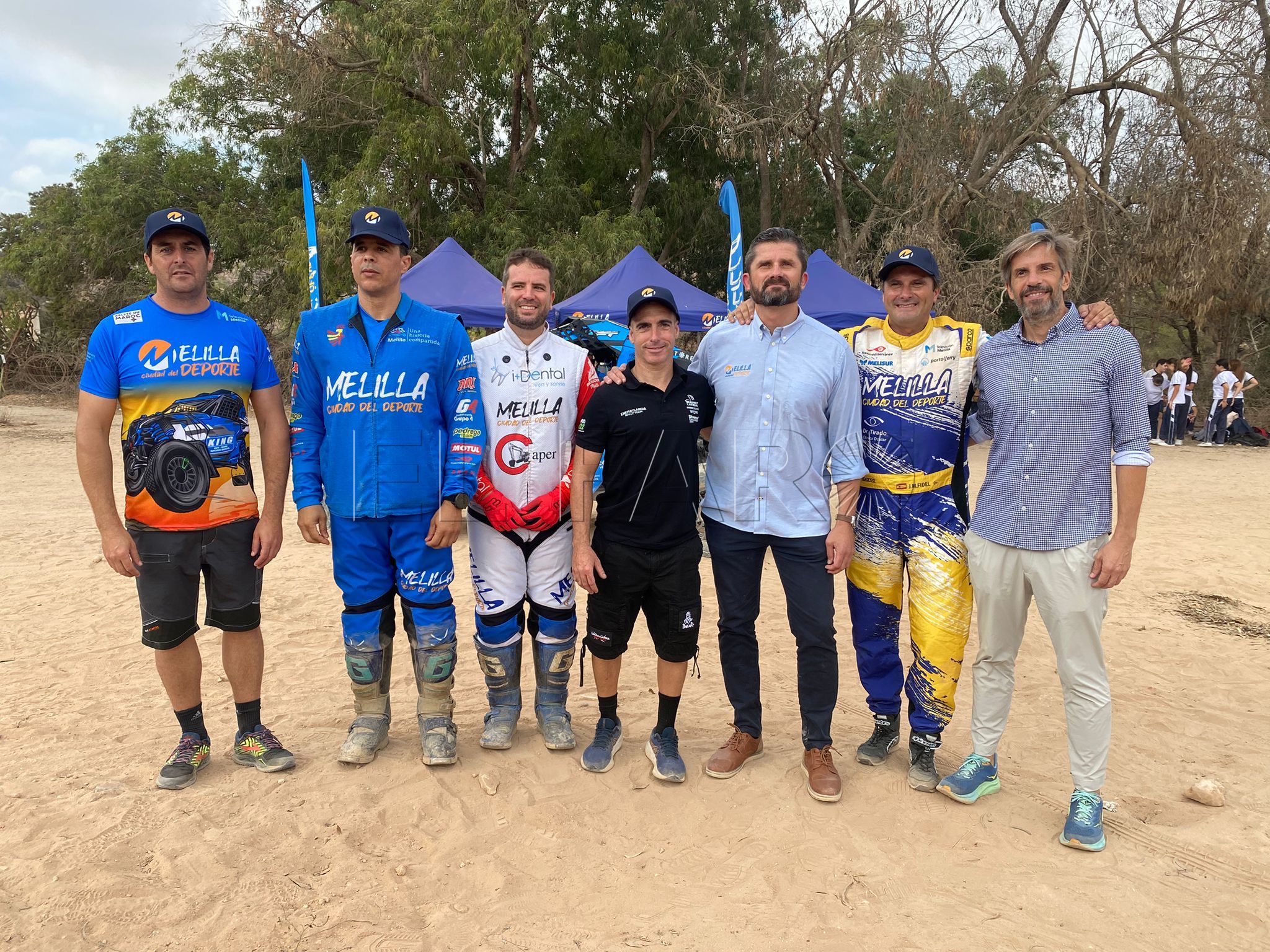 Presalida de los pilotos que estarán compitiendo en el Rally de Marruecos