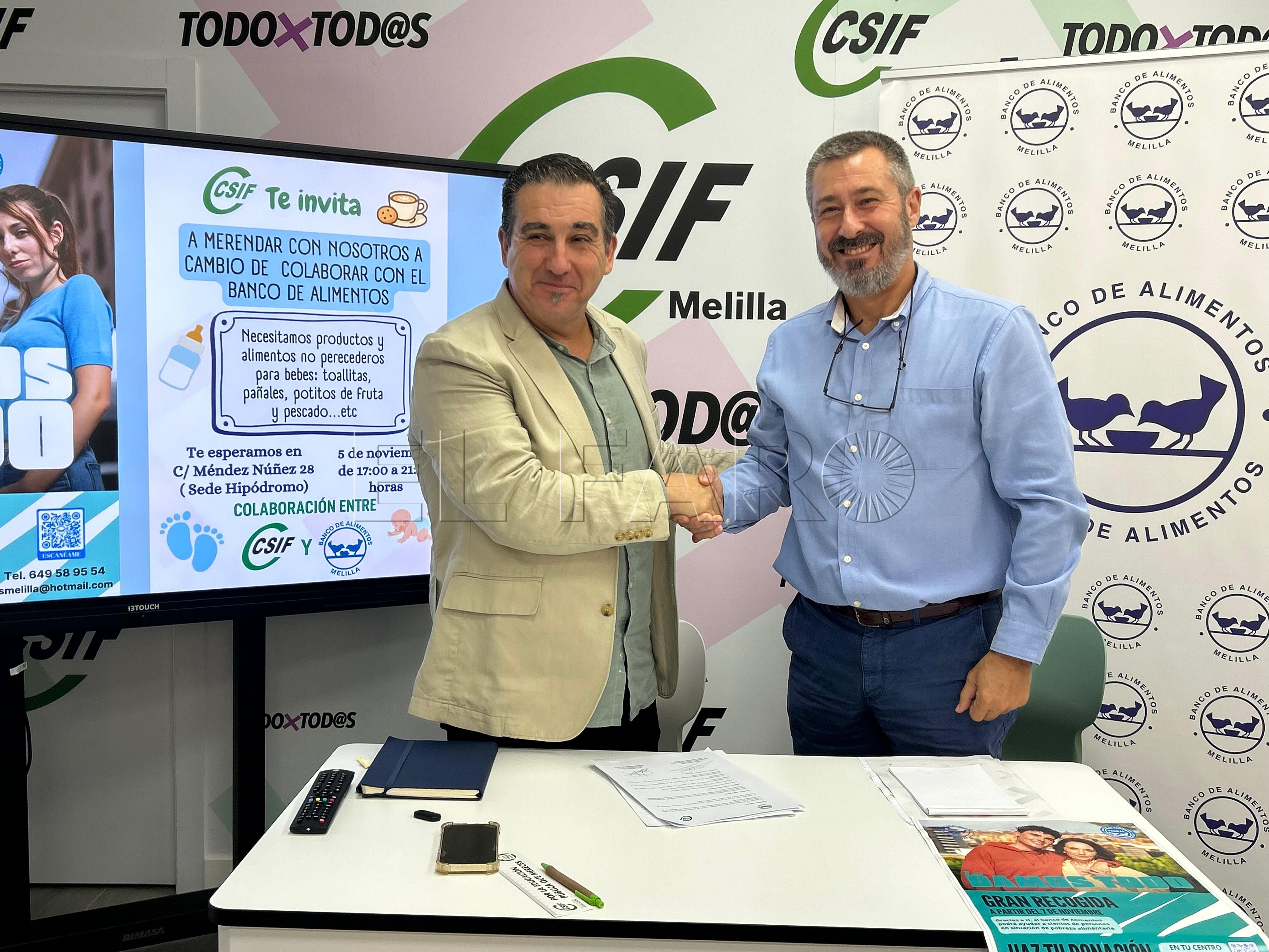 CSIF colaborará con el Banco de Alimentos en la Gran Recogida 2025