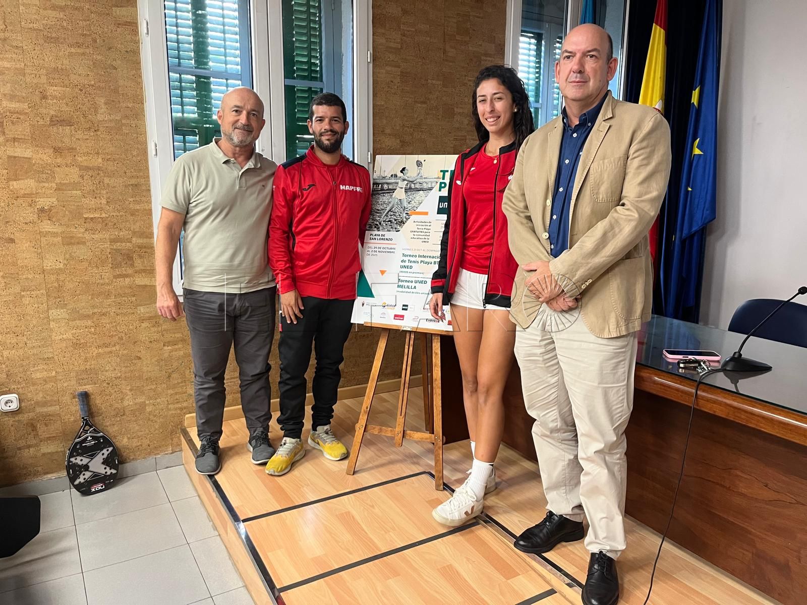 La UNED y el tenis playa unen sus manos en diferentes actos
