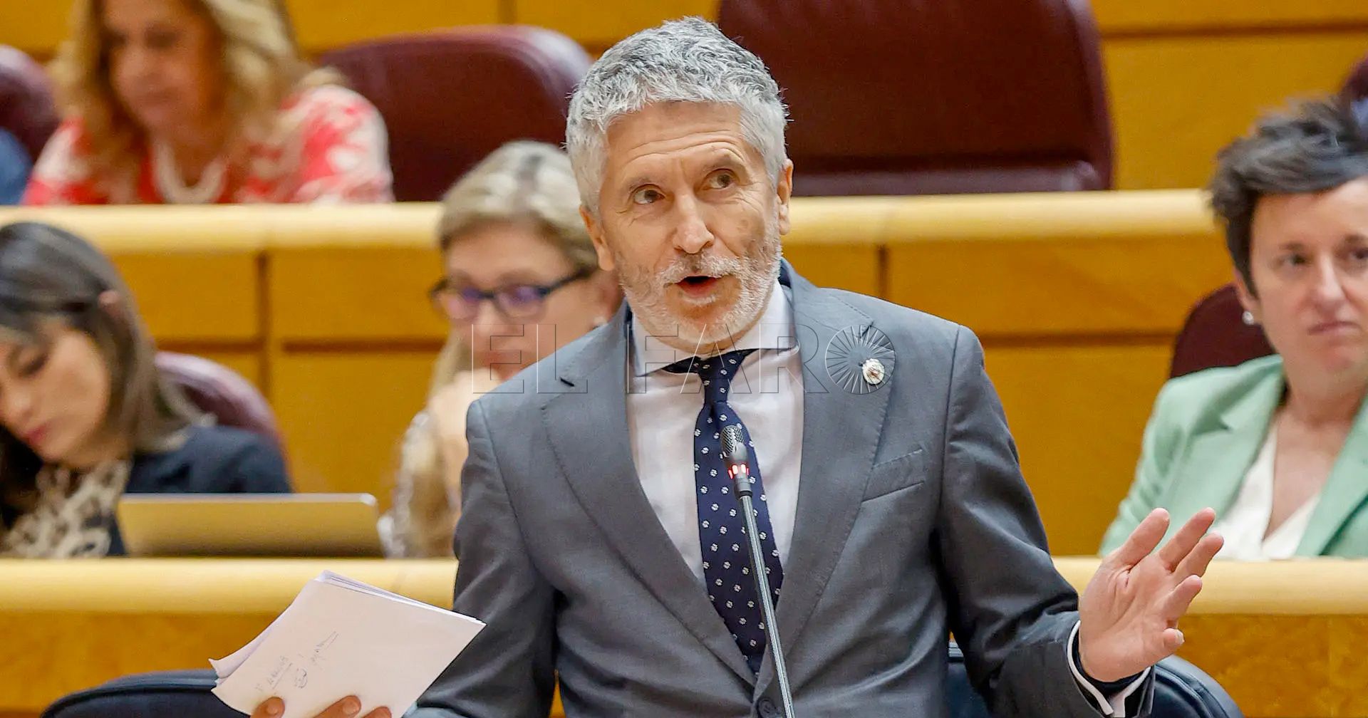 Marlaska presume de tener metido en el ADN la neutralidad política para dirigir Interior