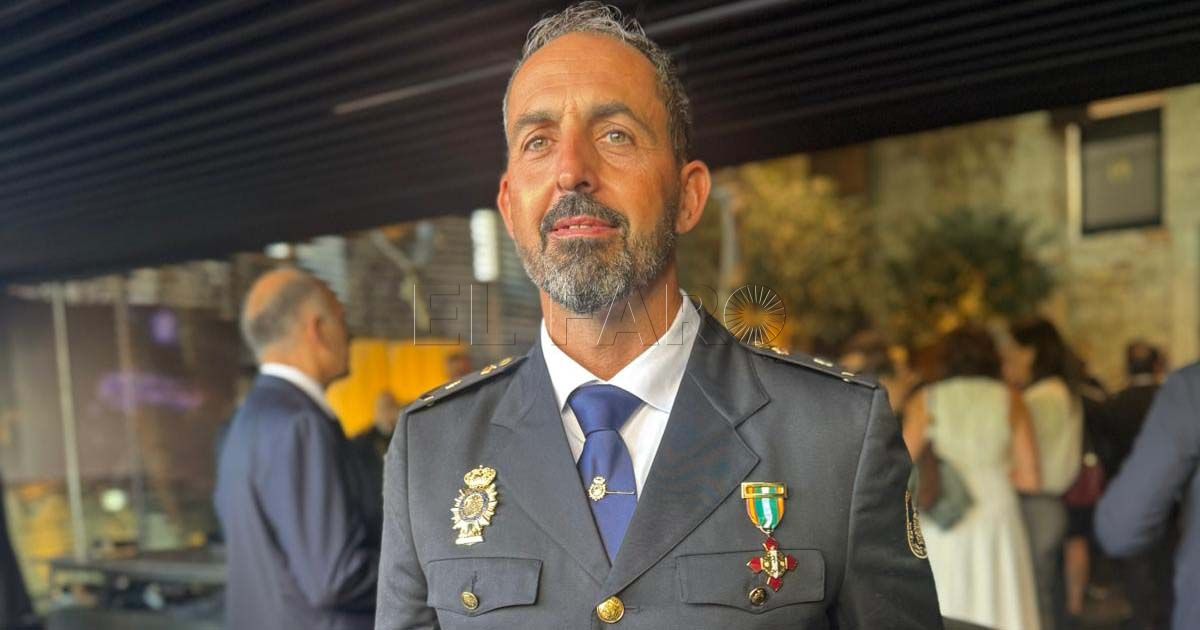 Policía nacional condecorado por su acción heróica