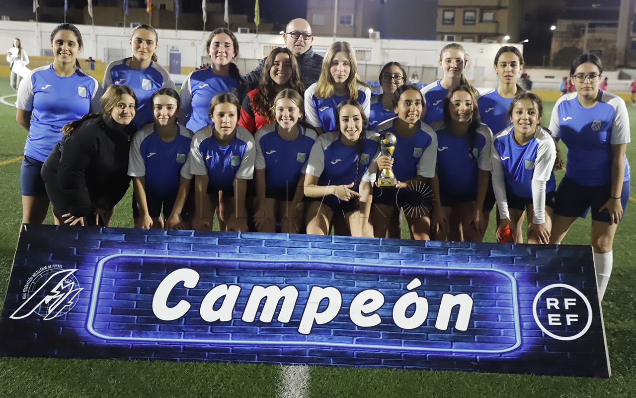El CD ATM Melilla se proclama campeón de la Copa Federación Juvenil Femenina de Fútbol tras imponerse al CD Gimnástico