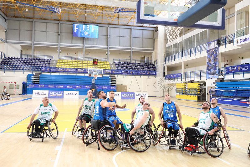 Estreno arrollador del Melilla Ciudad del Deporte BSR ante el Raíces Móstoles