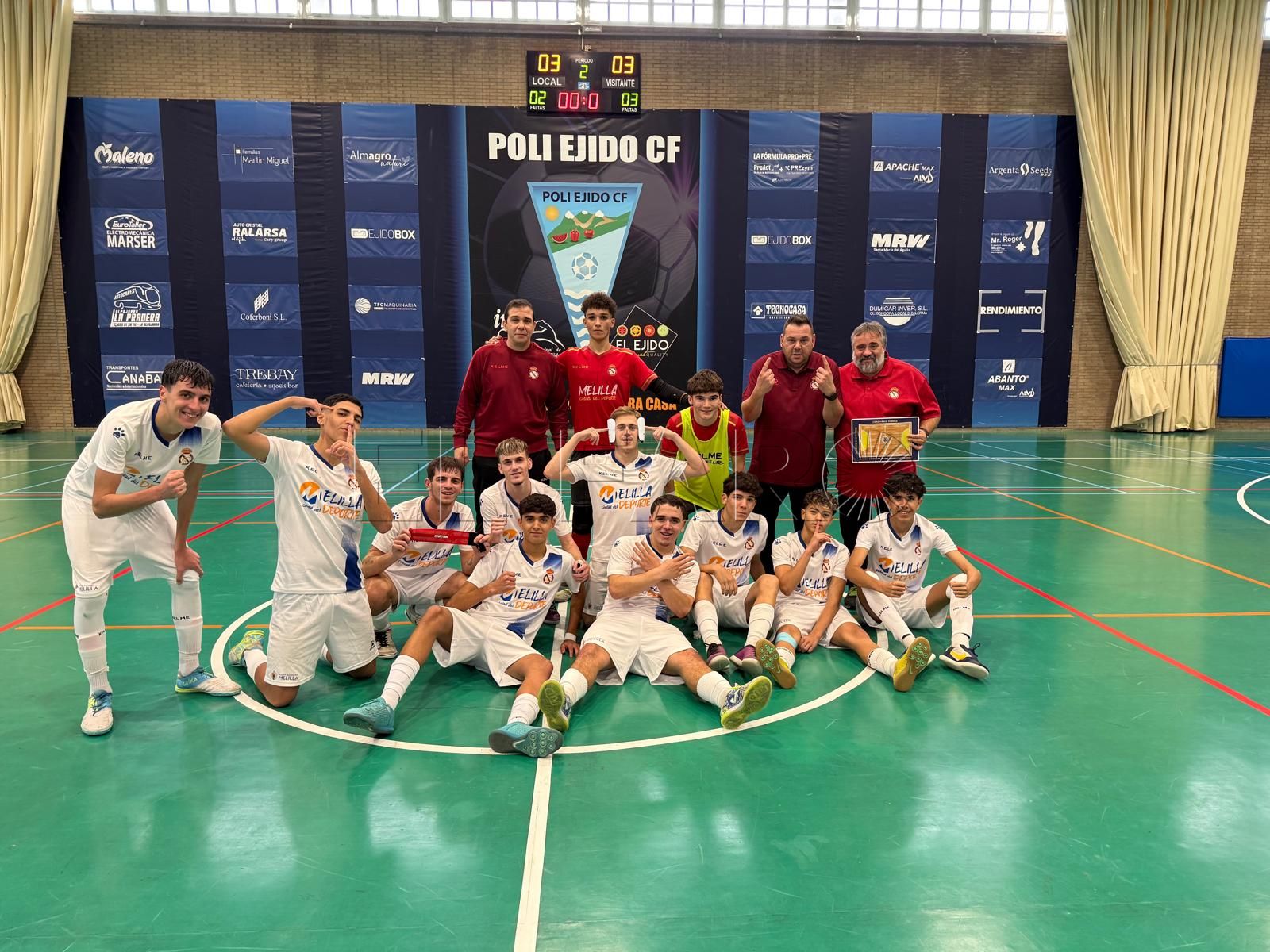 La Peña Real Madrid se trae un punto de una pista complicada