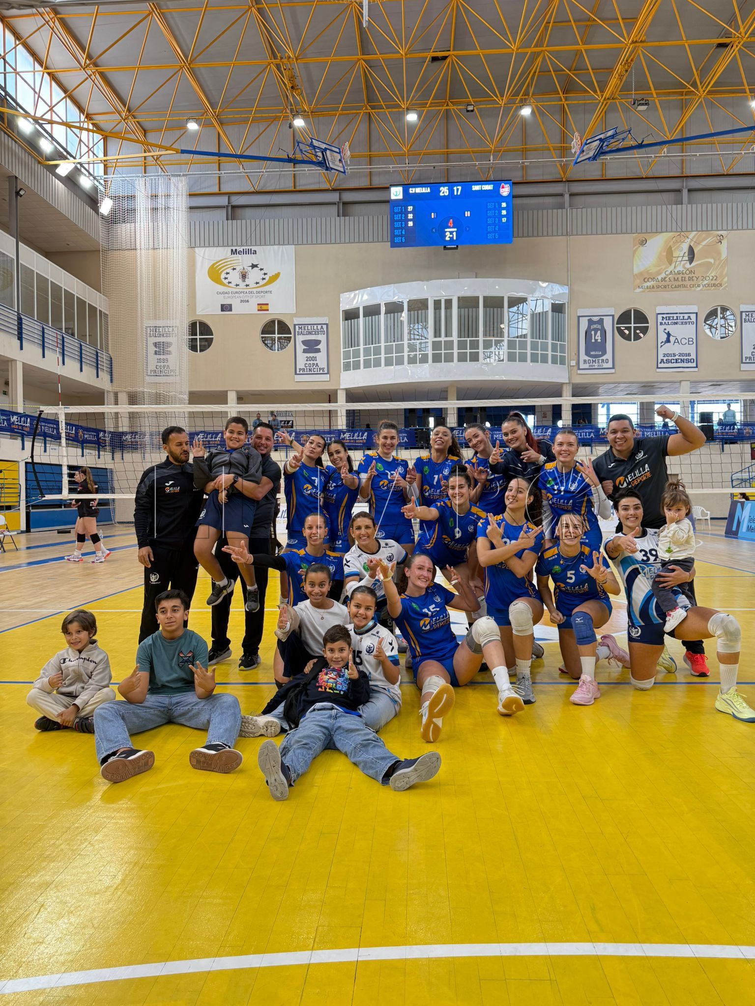 Al fin un partido tranquilo de Melilla