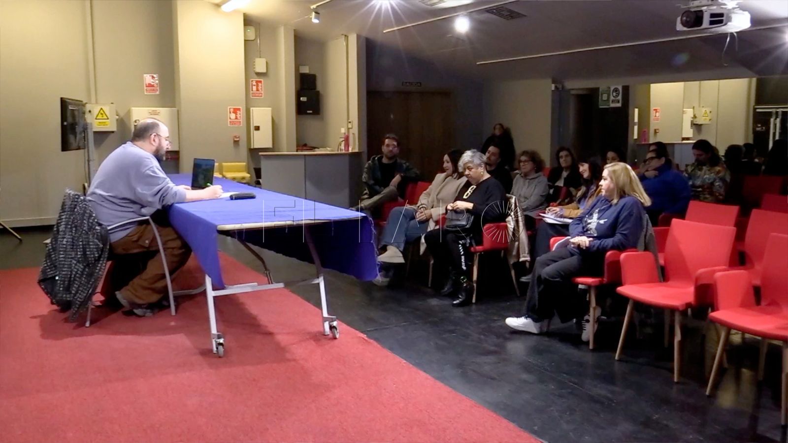 La sala Fando y Lis del Kursaal se convierte en una escuela de casting con el taller de Álvaro Haro