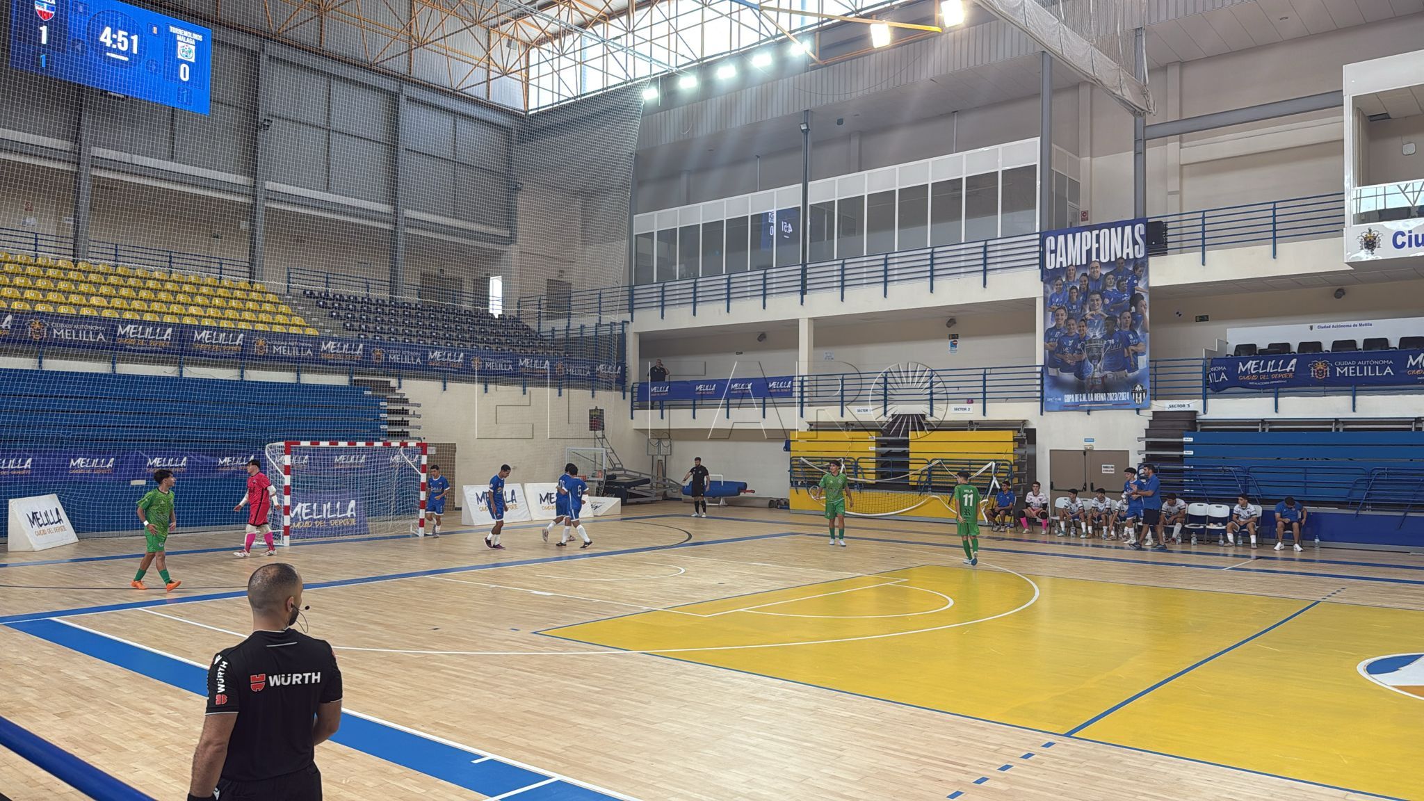 Derrota del MCD Melistar en un partido con mucha mala suerte