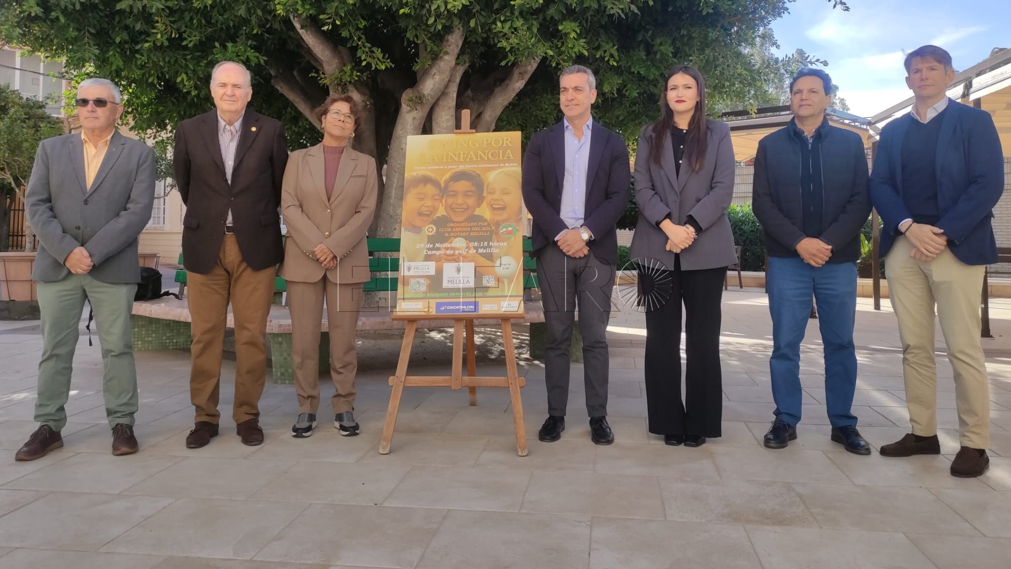 Presentación de la iniciativa Swing por La Infancia en el Centro Asistencial de Melilla.