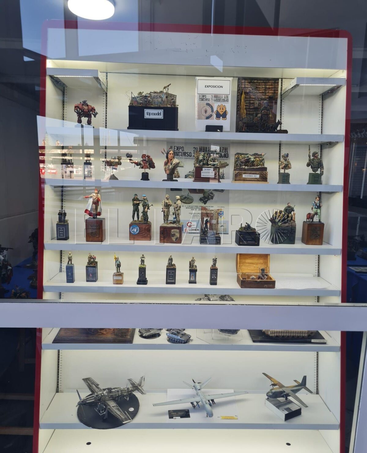 La asociación Muralla Azul expone su talento el II Concurso-Exposición de Modelismo