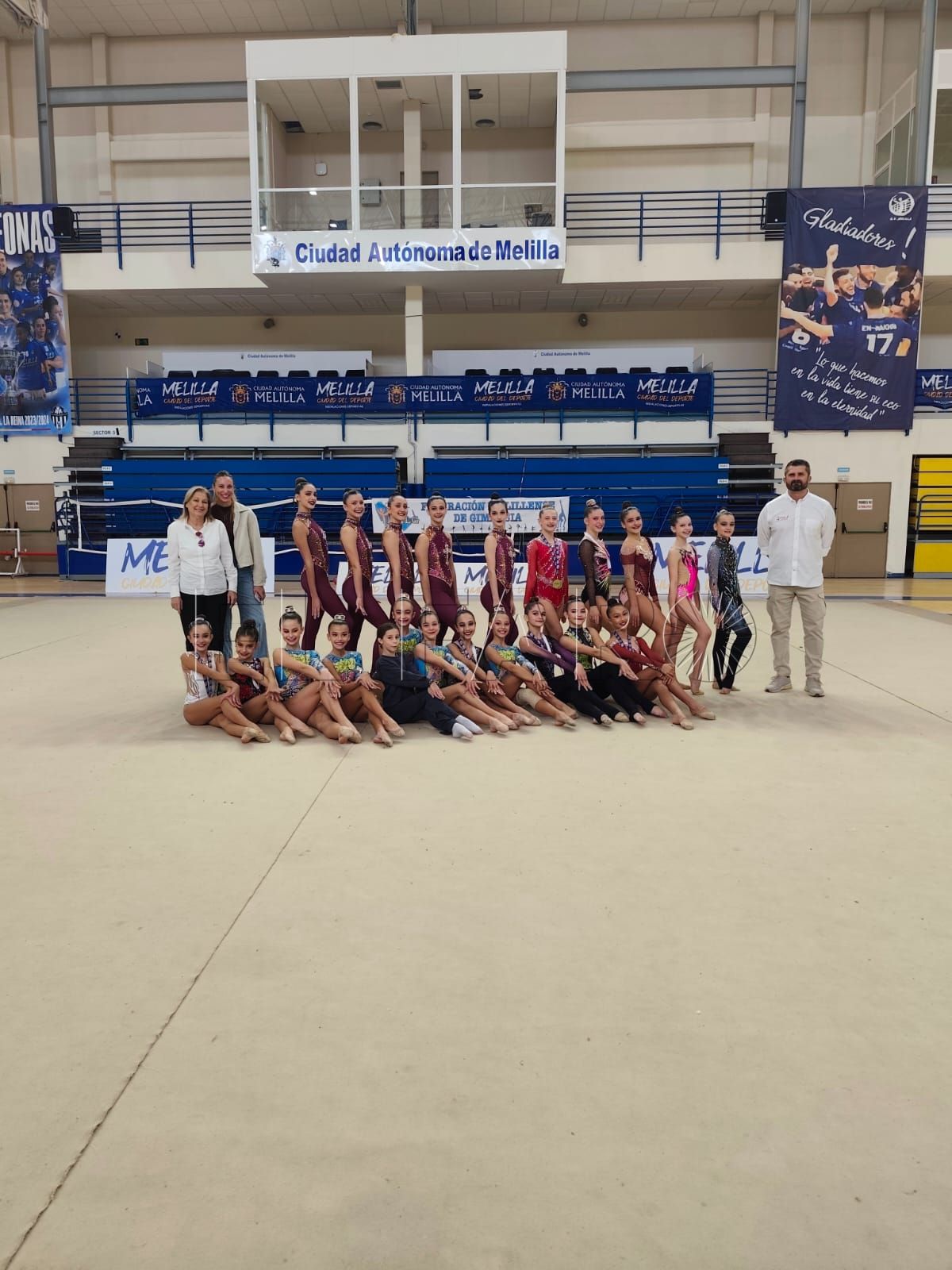 Gran nivel en el clasificatorio para la Copa de España Base de gimnasia