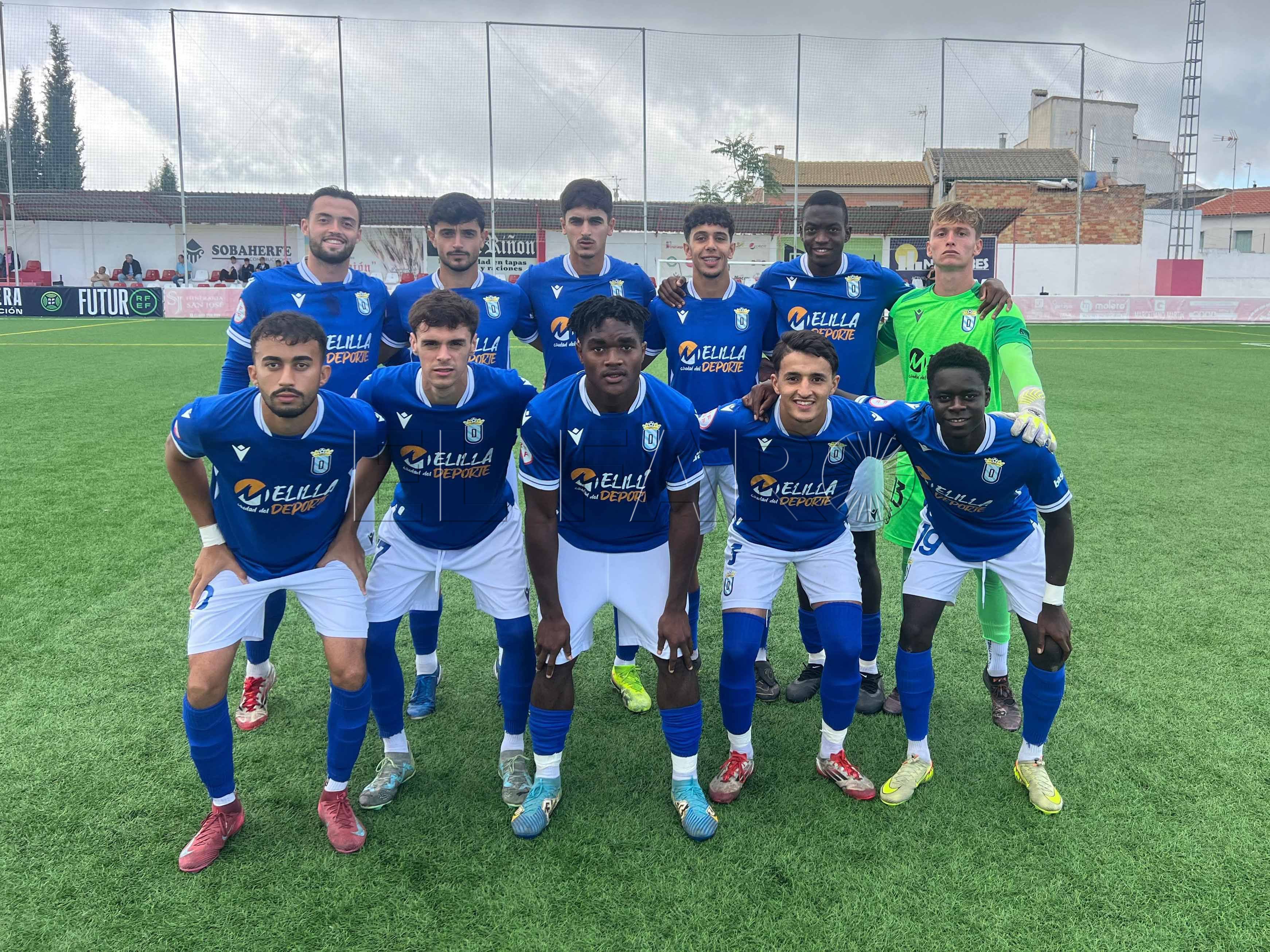 La UD Melilla B se trae un punto de Torreperogil muy trabajado