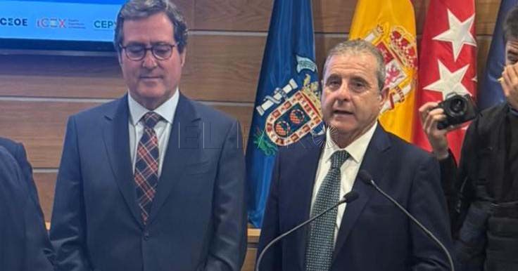 Líderes de las patronales de España y Melilla