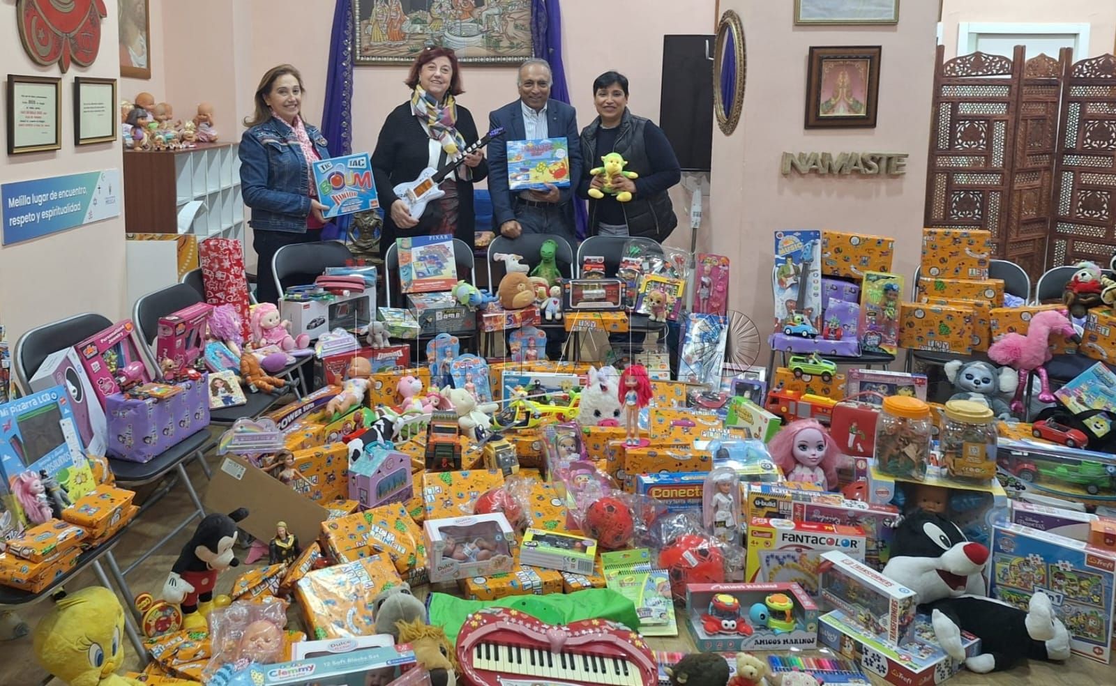 Catorce años regalando sonrisas desde el Templo Hindú de Melilla