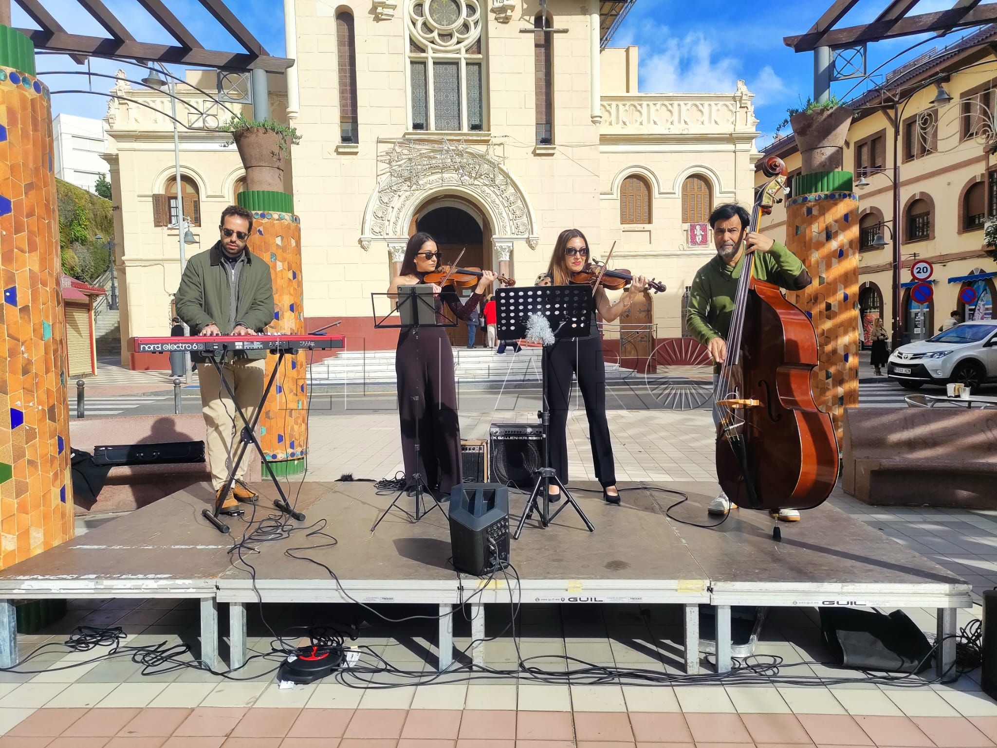 El grupo musical Auftakt vuelve a actuar este lunes a las 13 horas en la Plaza Menéndez Pelayo