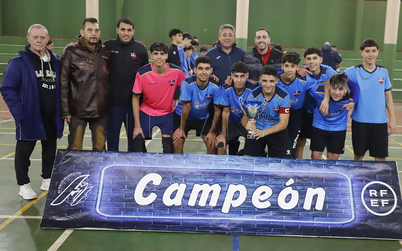 El Rusadir CF se proclama campeón de la Copa Federación Cadete