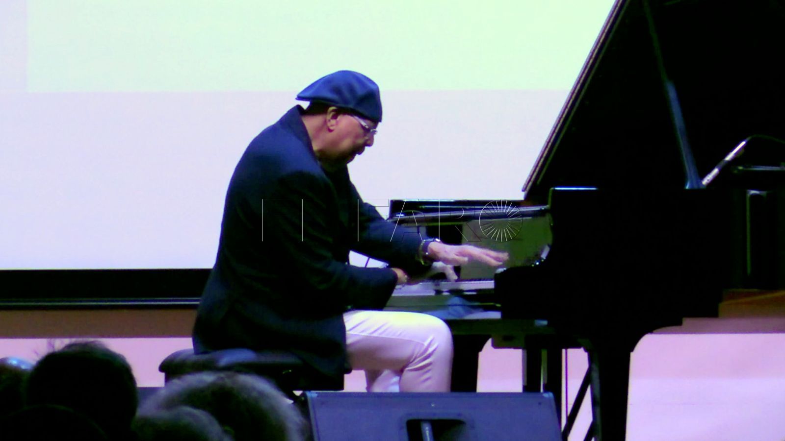 Chucho Valdés durante su concierto en la UNED Melilla.