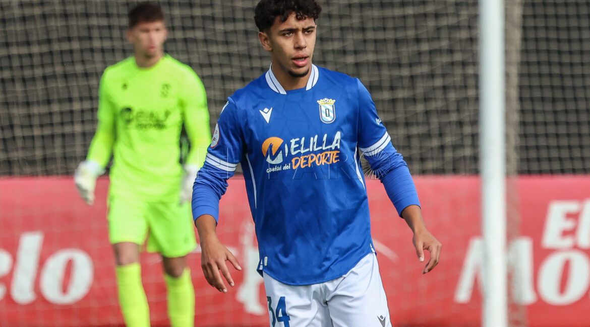 Ayoub, jugador de la UD Melilla: “Estoy feliz por mi debut y agradezco el apoyo de todos”