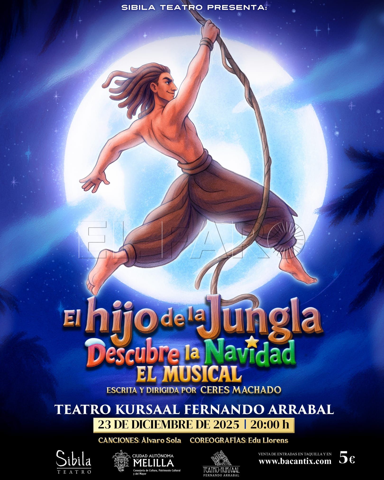 El Kursaal estrenará el musical “Tarzán, el hijo de la jungla” estas navidades