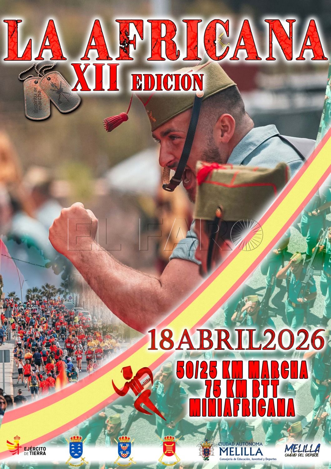 La XII Carrera de la Legión se presenta este jueves