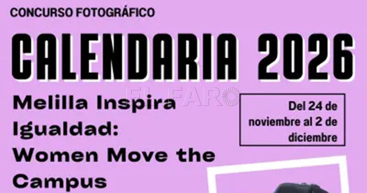 Este martes concluye el plazo para el Concurso CalendariA 2026 — Melilla Inspira Igualdad