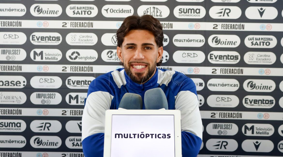 Julio Iglesias, jugador de la UD Melilla: “El proceso es lento pero dará frutos”