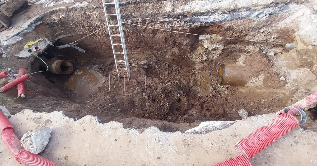 La Ciudad termina las obras de reparación de la tubería antigua de impulsión