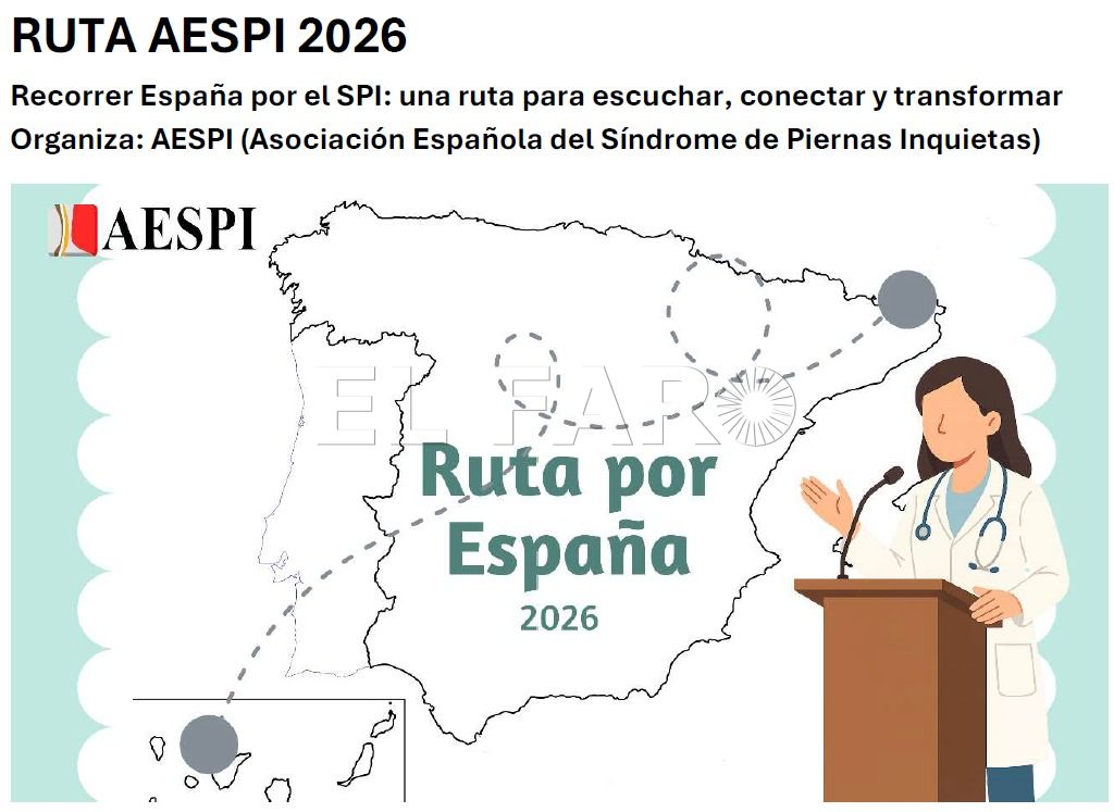 Melilla será la segunda parada de la Ruta AESPI para visibilizar el Síndrome de Piernas Inquietas