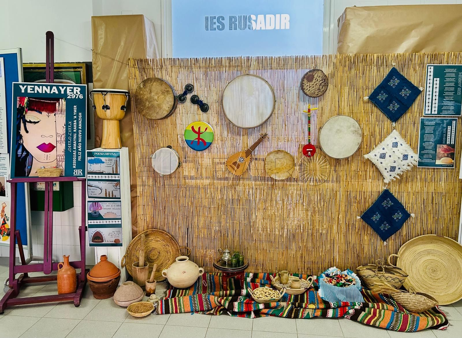 El IES Rusadir celebra Yennayer 2976 con una semana dedicada a los izran, la poesía oral amazigh