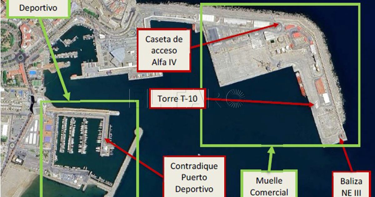 La Autoridad Portuaria pone en marcha tres importantes actuaciones de iluminación