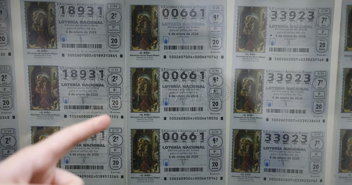 Melilla, a la cola de gasto en lotería del Niño con 4,36 euros por habitante