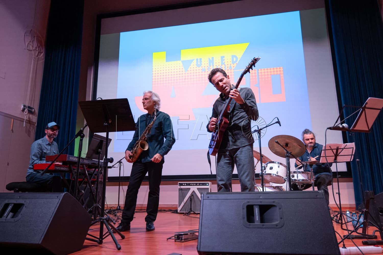 Concierto de Albert Vila & Perico Sambeat – Organ Trío en la sede de la UNED (imagen cedida)