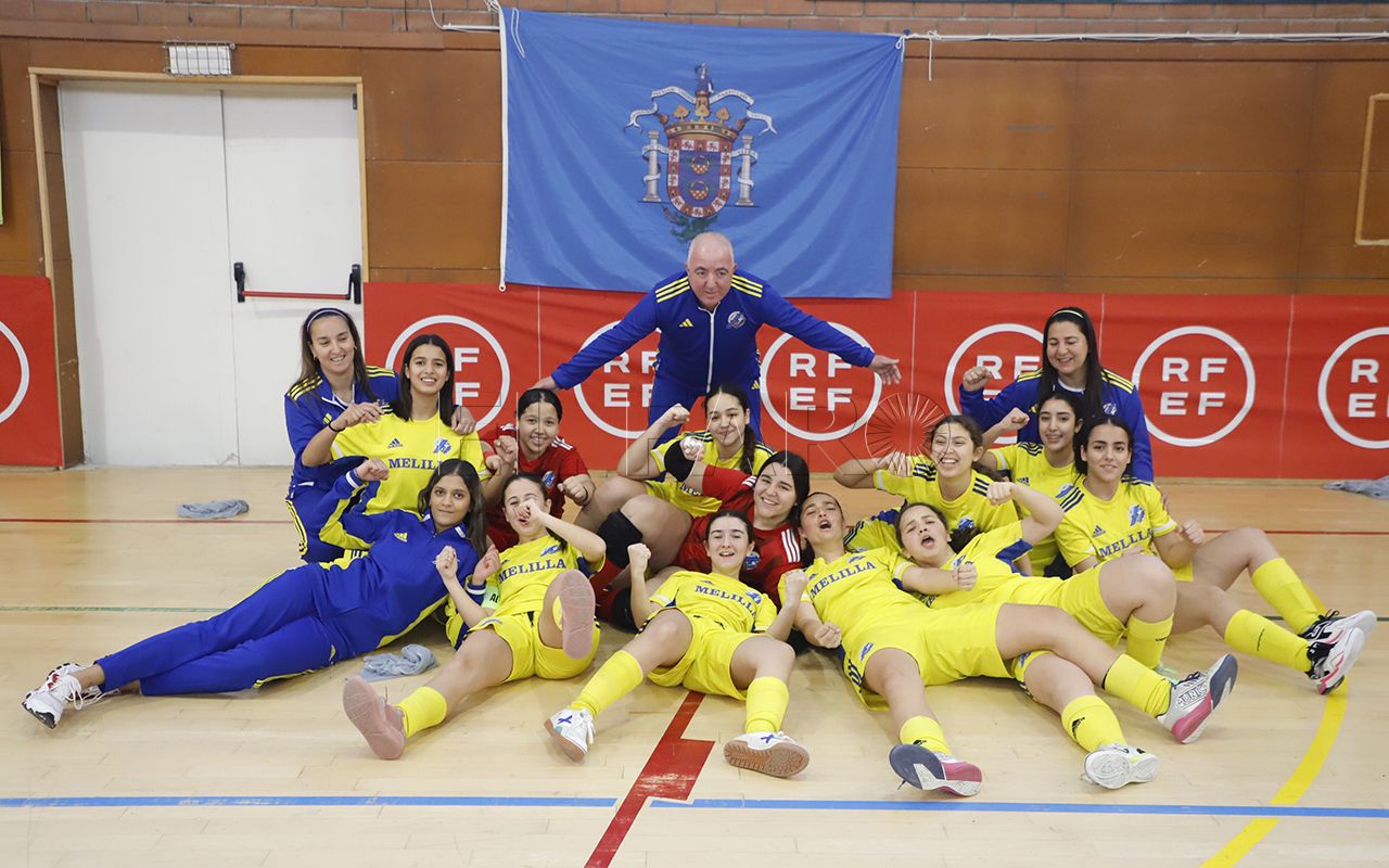 Trabajada y merecida victoria para Melilla Sub 16 en el inicio de la Final D