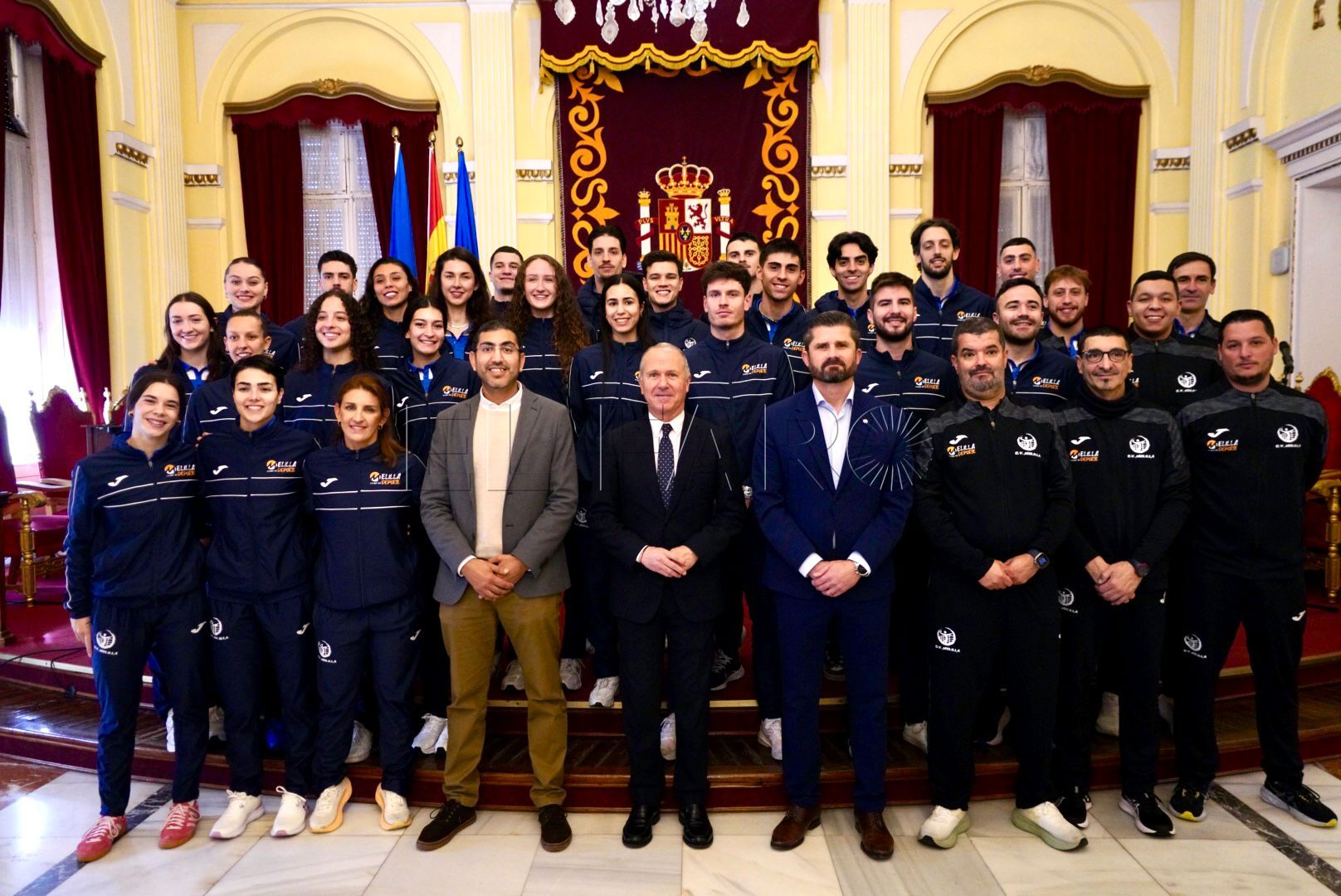 Recepción de la Ciudad al voleibol