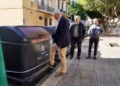 El consejero de Medio Ambiente visita los nuevos contenedores instalados en el Real