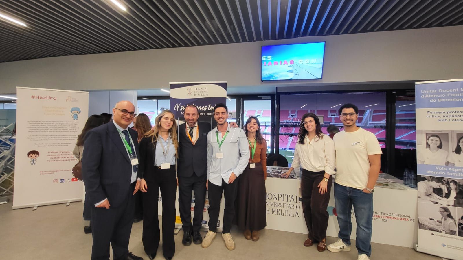 Stand del HUME en las jornadas celebradas en Madrid durante este fin de semana. -Cedida-