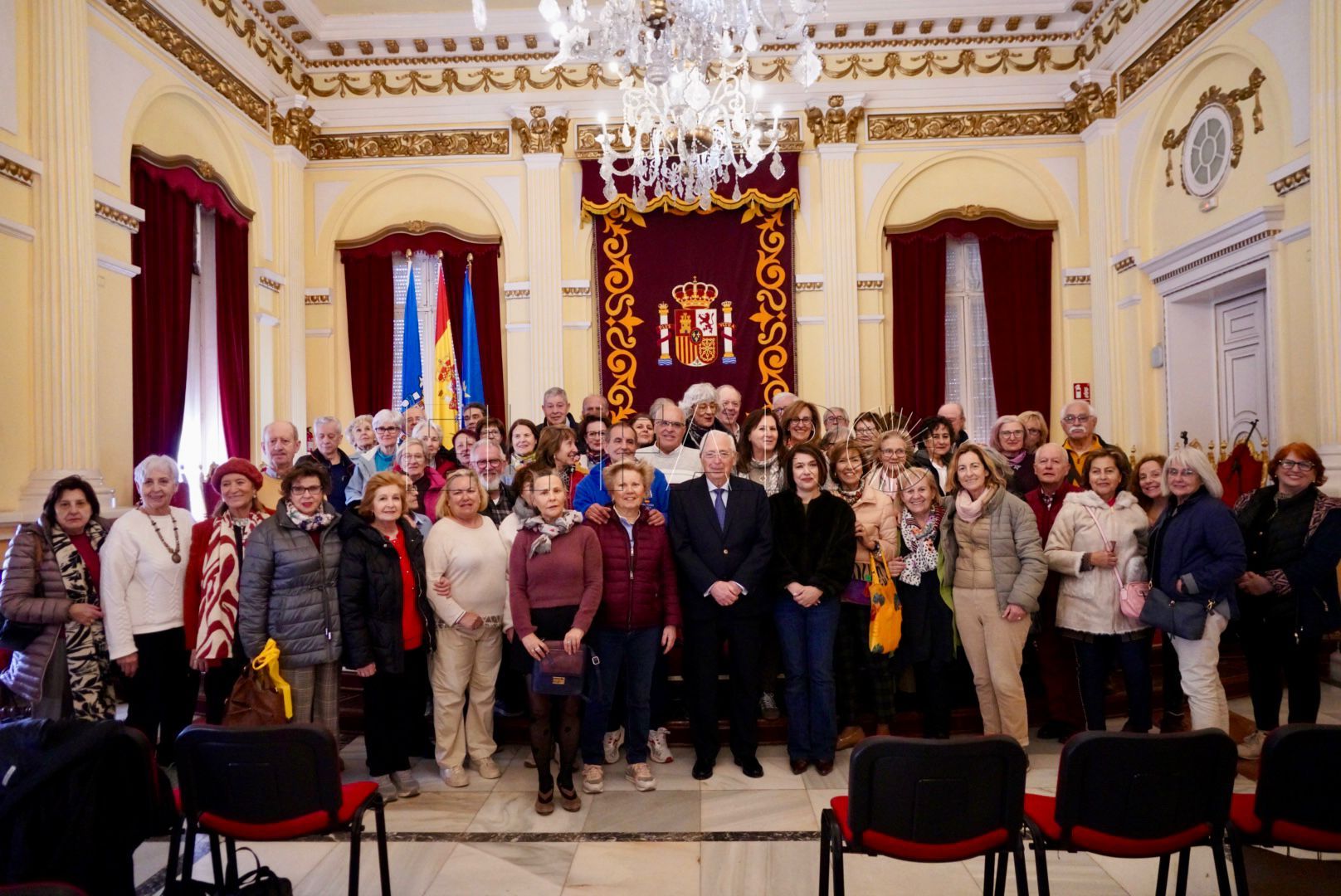 Foto de familia de la Casa de Melilla en Valladolid. Foto: cedida por la CAM